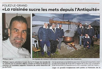Confrérie du Bien Manger Vaudois - Championnat du Monde de la Raisinée 2025 - Poliez-le-Grand